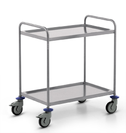 Servierwagen 2 - 3 Etagig, Bratscher/Blanco